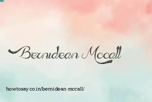 Bernidean Mccall