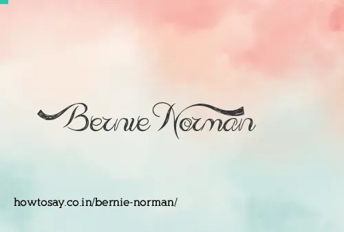 Bernie Norman