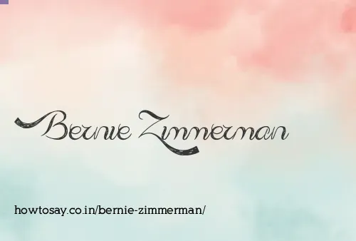 Bernie Zimmerman