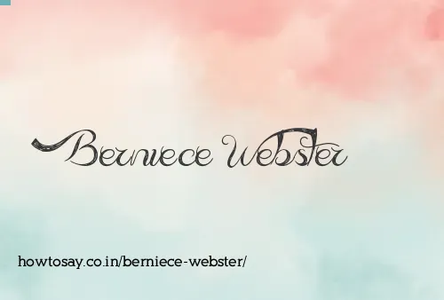 Berniece Webster