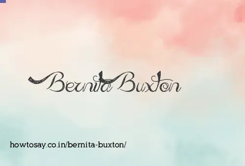 Bernita Buxton