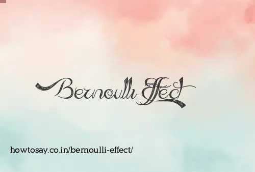 Bernoulli Effect