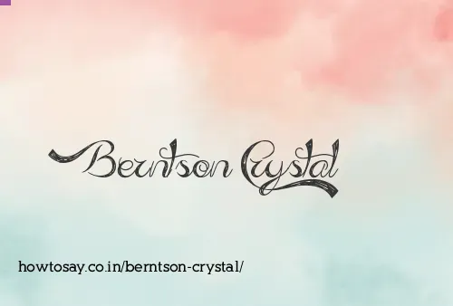 Berntson Crystal