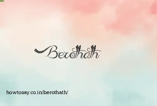 Berothath