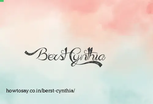 Berst Cynthia