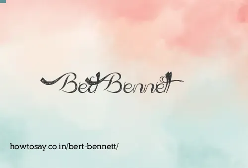 Bert Bennett