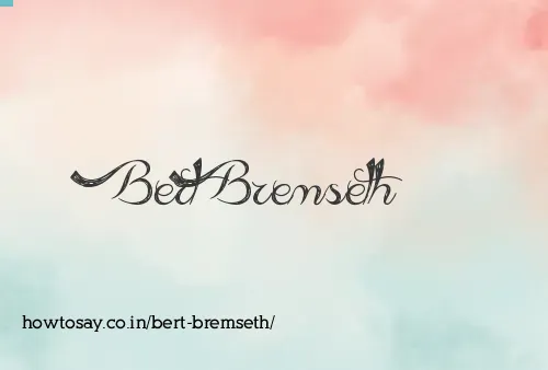 Bert Bremseth