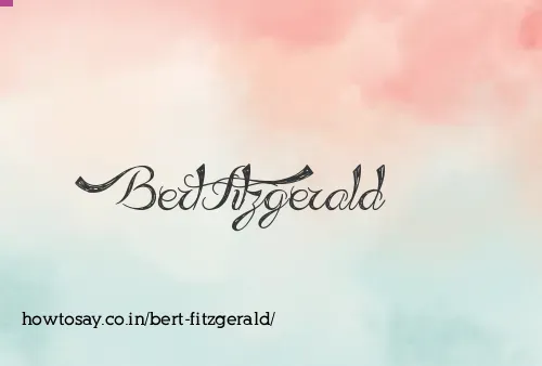Bert Fitzgerald