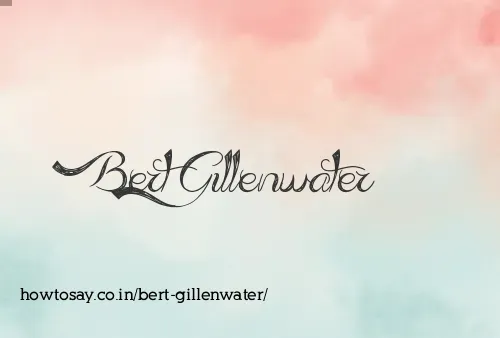 Bert Gillenwater