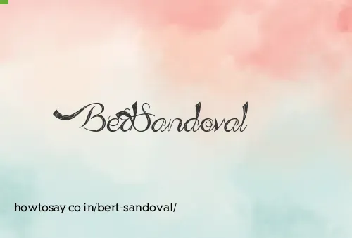 Bert Sandoval