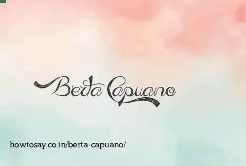 Berta Capuano