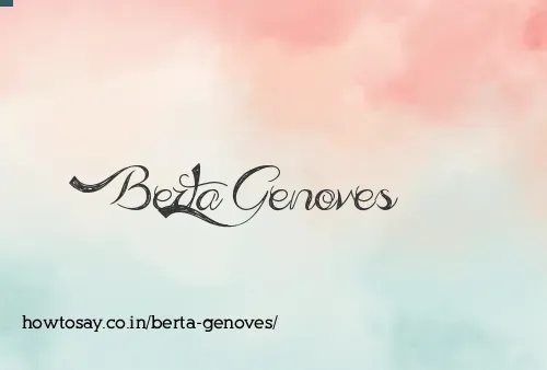 Berta Genoves