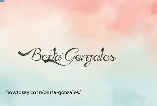 Berta Gonzales