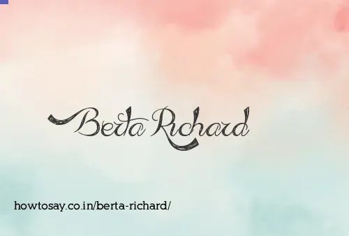 Berta Richard