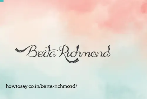 Berta Richmond