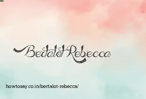 Bertalot Rebecca
