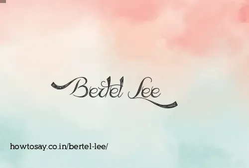 Bertel Lee