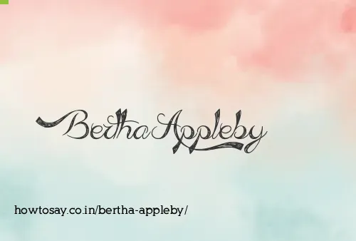 Bertha Appleby