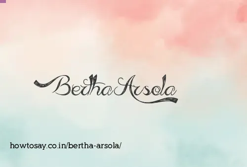 Bertha Arsola