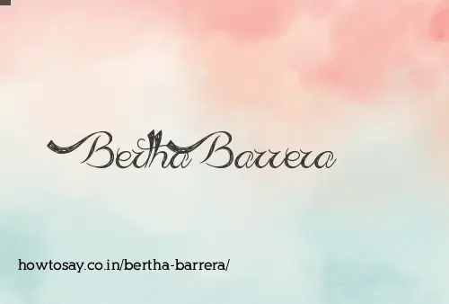 Bertha Barrera
