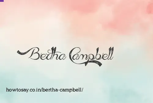 Bertha Campbell