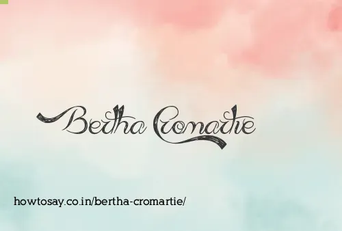 Bertha Cromartie