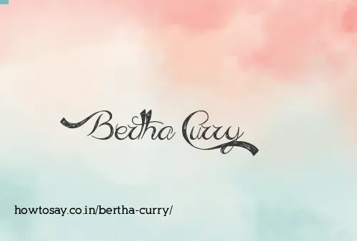Bertha Curry