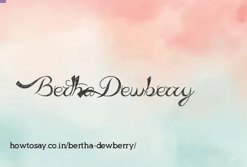 Bertha Dewberry