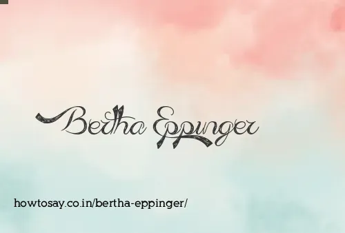 Bertha Eppinger
