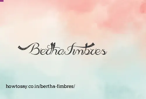 Bertha Fimbres