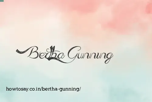 Bertha Gunning