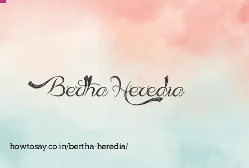Bertha Heredia