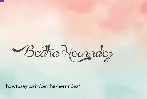 Bertha Hernndez