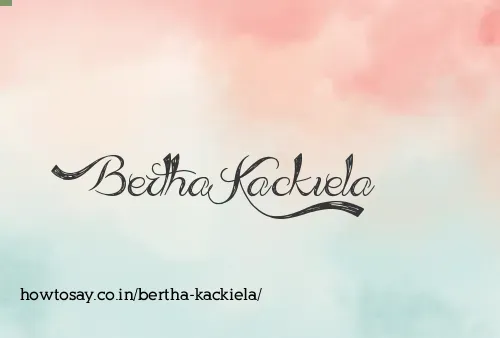 Bertha Kackiela