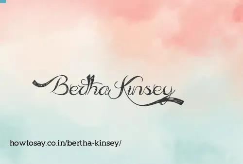 Bertha Kinsey