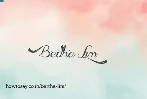 Bertha Lim