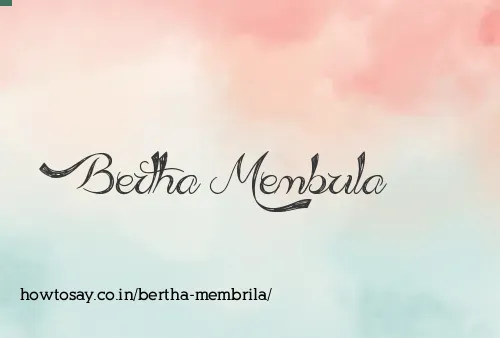 Bertha Membrila