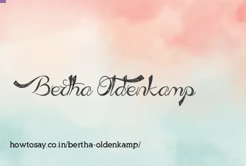 Bertha Oldenkamp