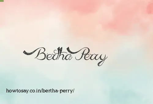 Bertha Perry