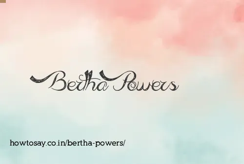 Bertha Powers