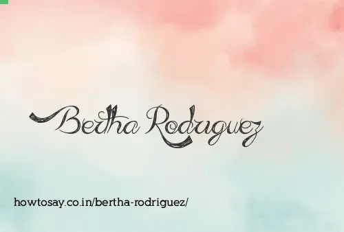 Bertha Rodriguez
