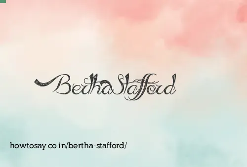 Bertha Stafford