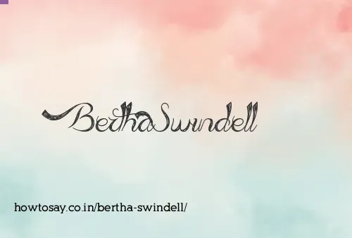 Bertha Swindell