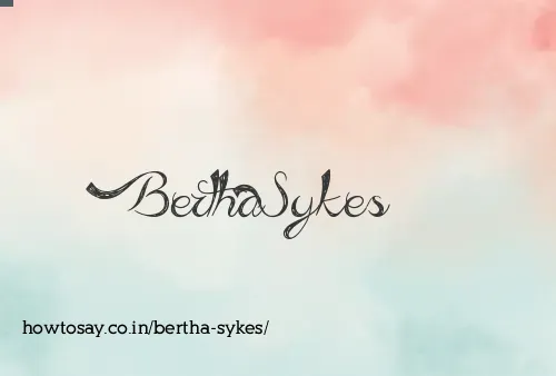 Bertha Sykes