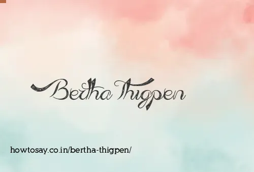 Bertha Thigpen