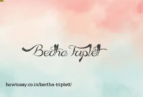 Bertha Triplett