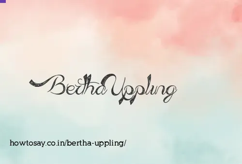 Bertha Uppling