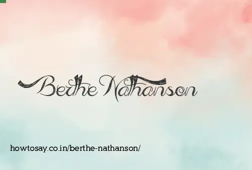 Berthe Nathanson
