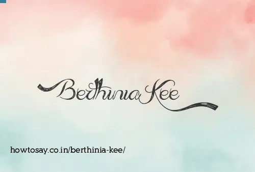 Berthinia Kee