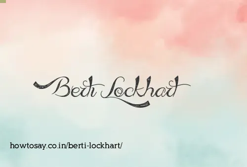 Berti Lockhart